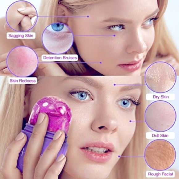 Ice Roller For Face, Facial Beauty Ice Roller Skin Care Tools - Picture 5 of 8